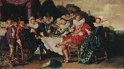Dirck Hals Amusing Party in the Open Air oil painting on canvas